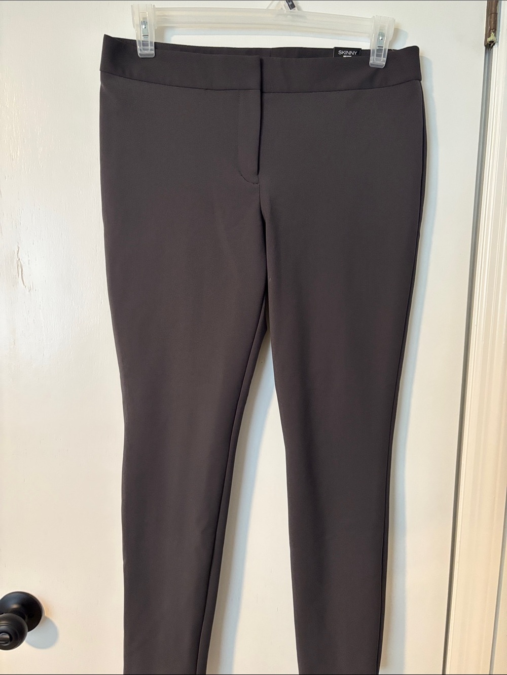 Express Skinny Ponte Pants in Dark Gray